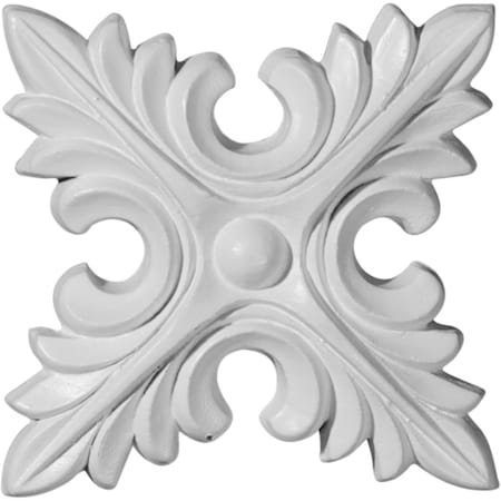 Ekena Millwork 5 3/4"W x 5 3/4"H x 5/8"P Lanarkshire Diamond Rosette ROS04X04X00LA